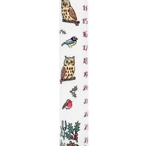 Winter Birds Advent Candle